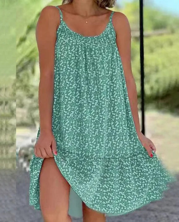 Felicity Boho Floral Mini Dress
