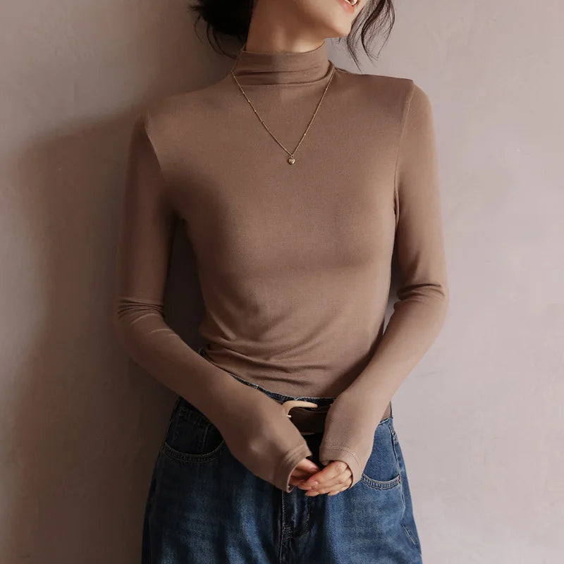 Eliana Mock Neck Knit Top