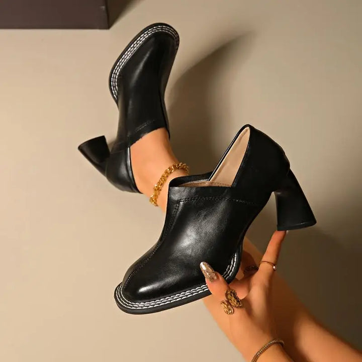 Rosalind Contrast Stitch Loafers