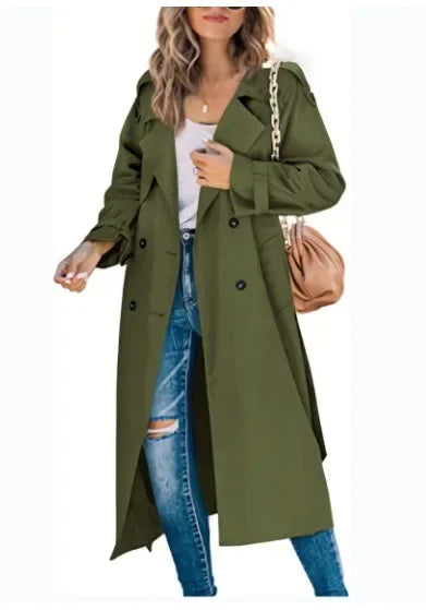 Juniper Double Breasted Trench Coat