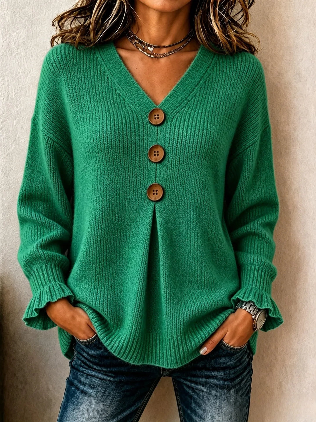 Margot Button Front Sweater