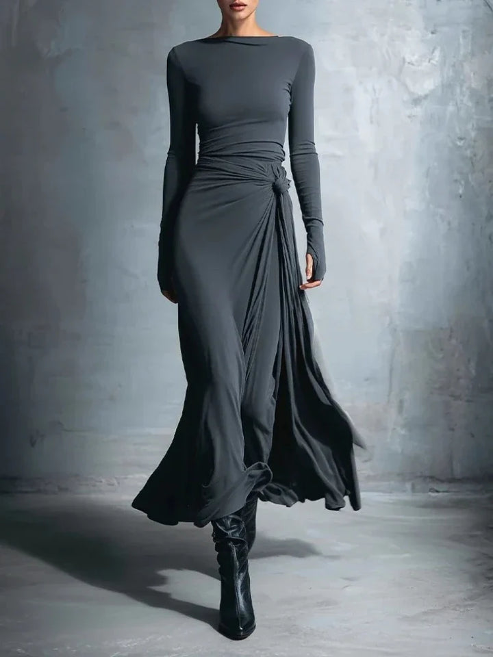 Serana Twisted Waist Maxi Dress