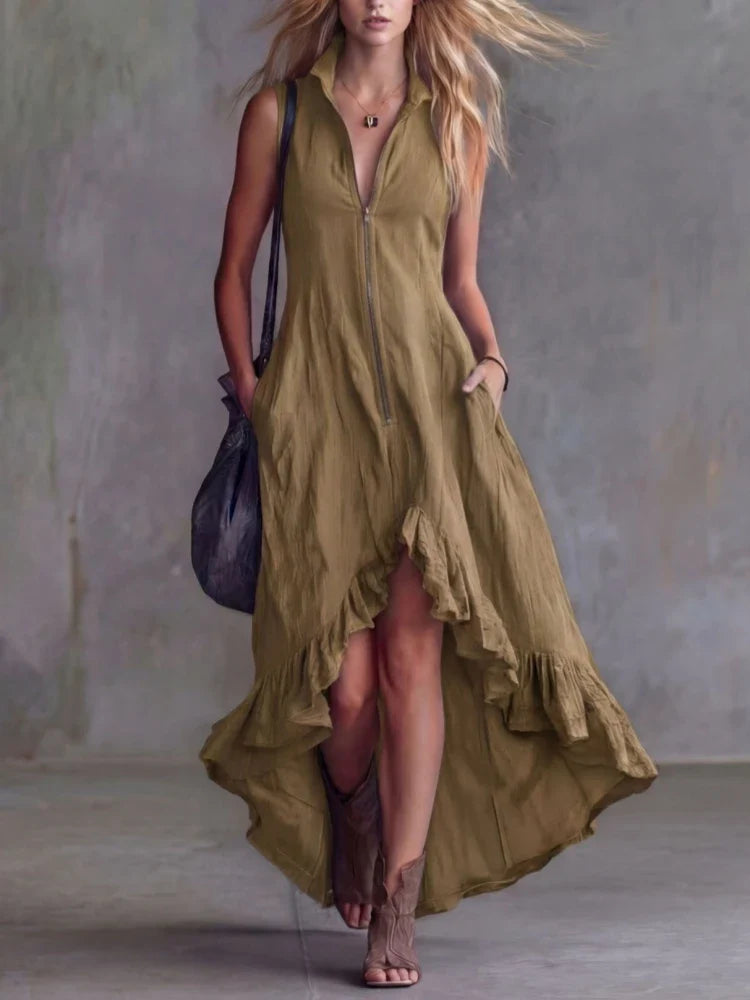 Nariisa Sleeveless Maxi Dress