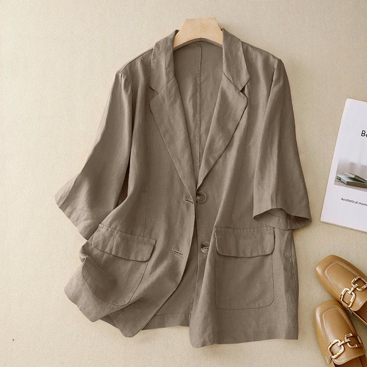 Mireya Linen Blend Blazer