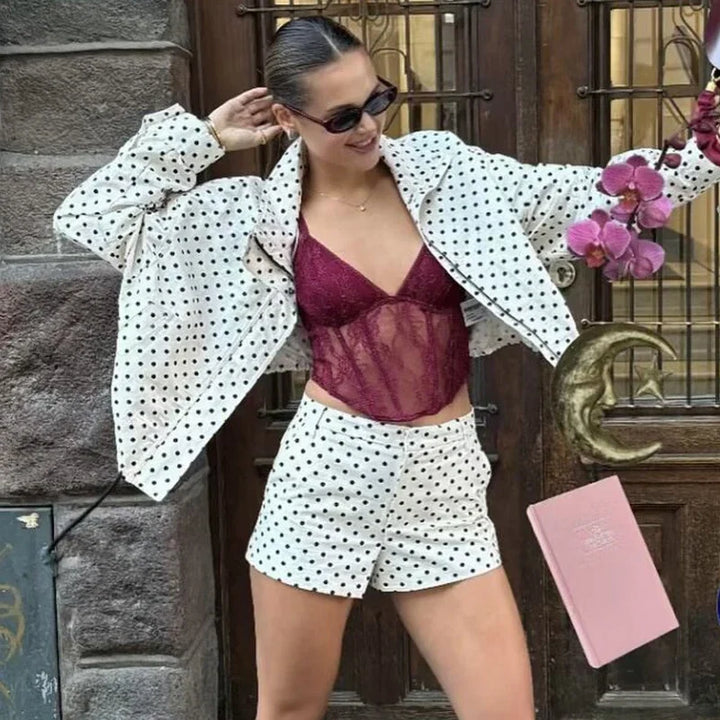 Amara Marlena Cropped Bomber Jacket