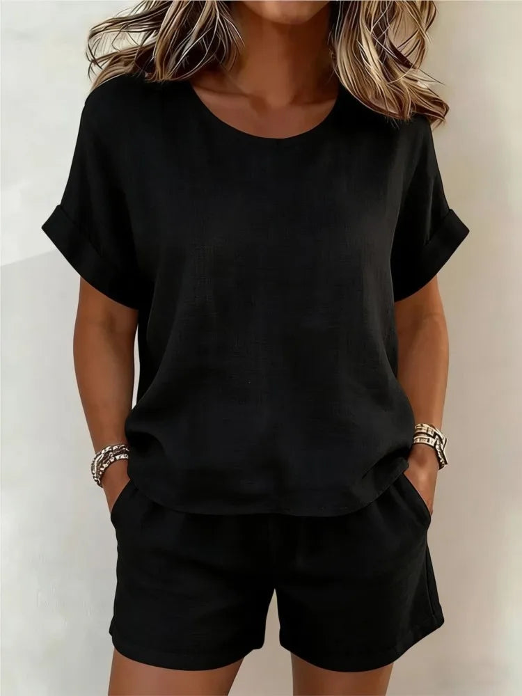 Desiree Casual Two-Piece Shorts Set