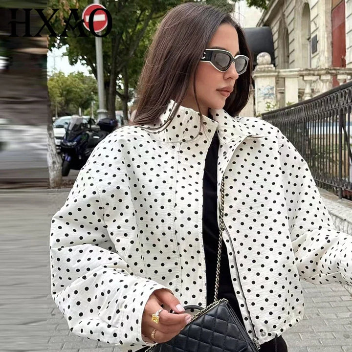 Amara Marlena Cropped Bomber Jacket