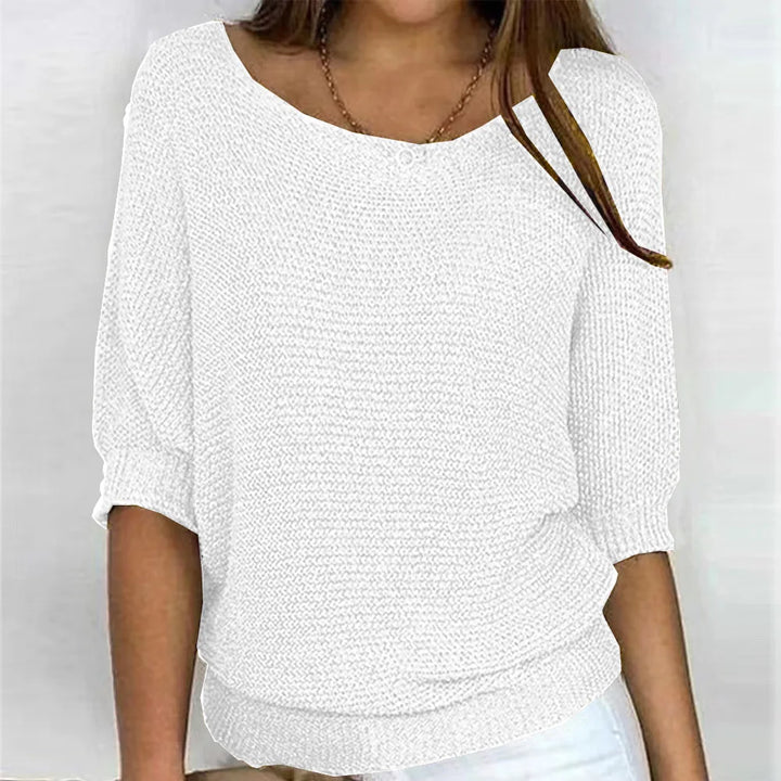 Bianca Ribbed Cuff Knit Top