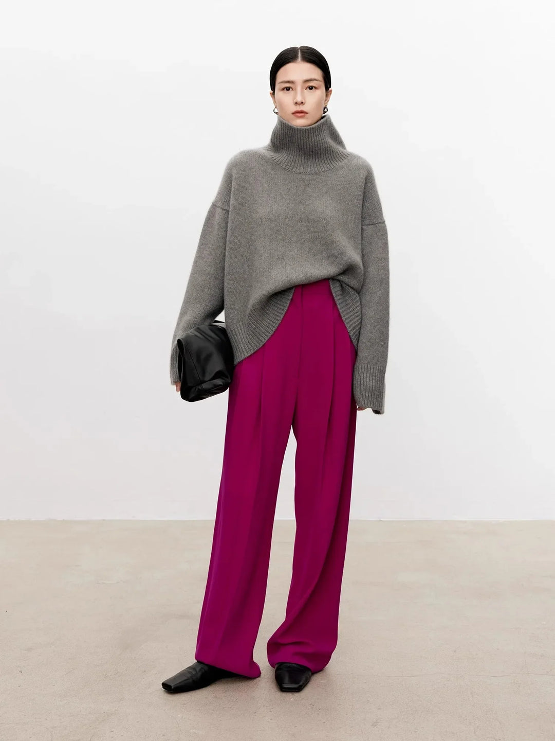 Marisla Turtleneck Cashmere Pullover