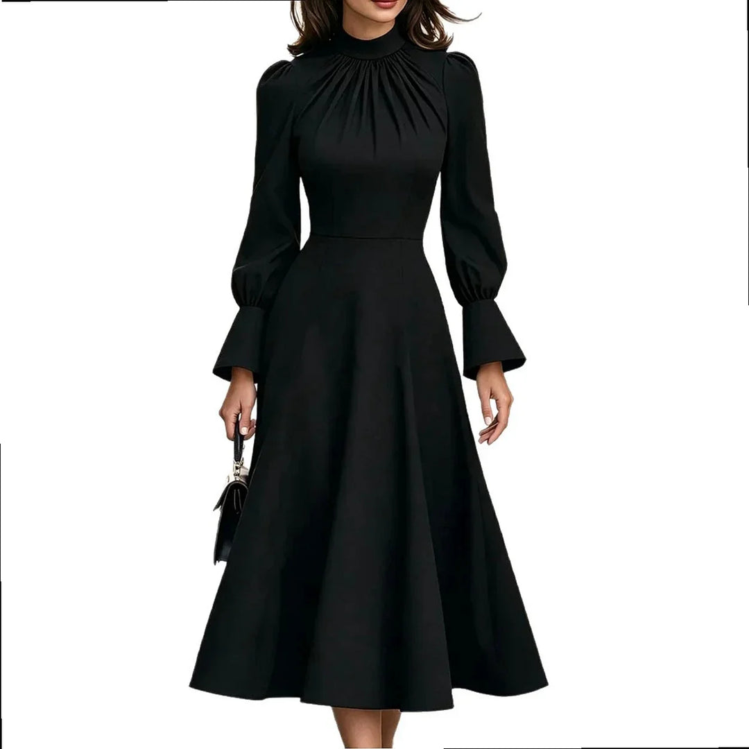 Ophelia Flared Cuff Midi Dress