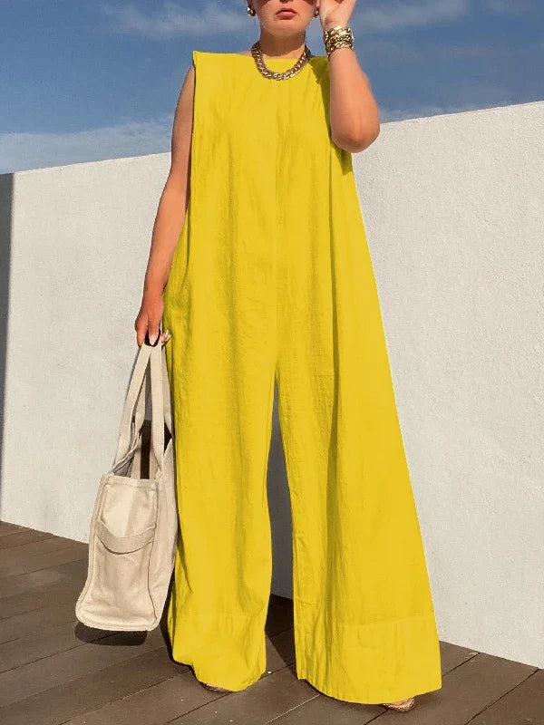 Orelia Relaxed Wide Leg Jumpsuit