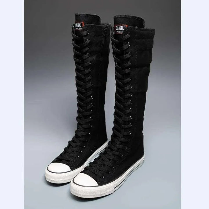 Marisol Lace Up Knee Boots