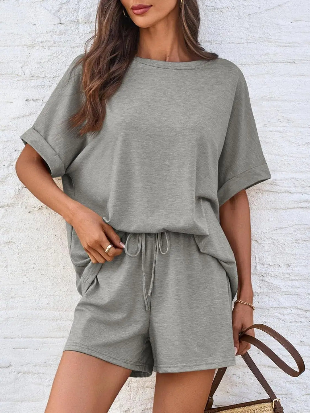 Evelique Casual Lounge Shorts Set