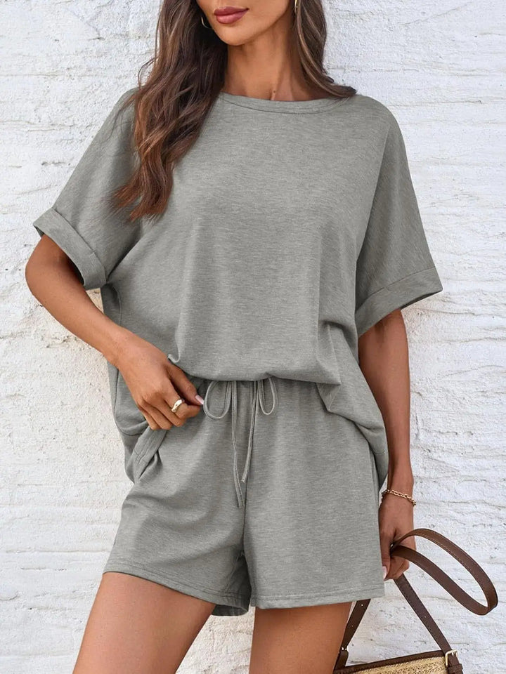 Evelique Casual Lounge Shorts Set