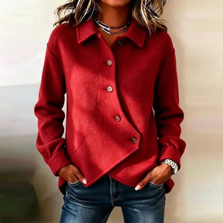 Ainsley Velvet Button Jacket