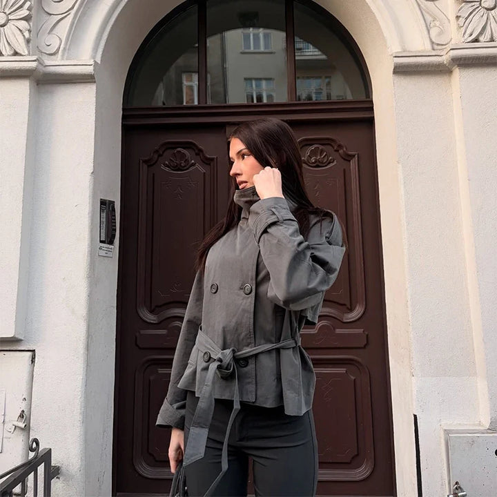 Rosanne Double Breasted Trench