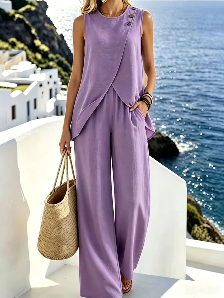 Avena Casual Summer Two-Piece Set
