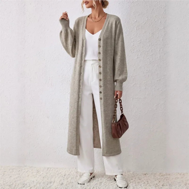 Elodie Long Ribbed Cardigan