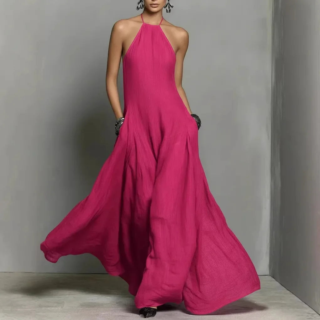 Juliana Flowy Sleeveless Party Dress