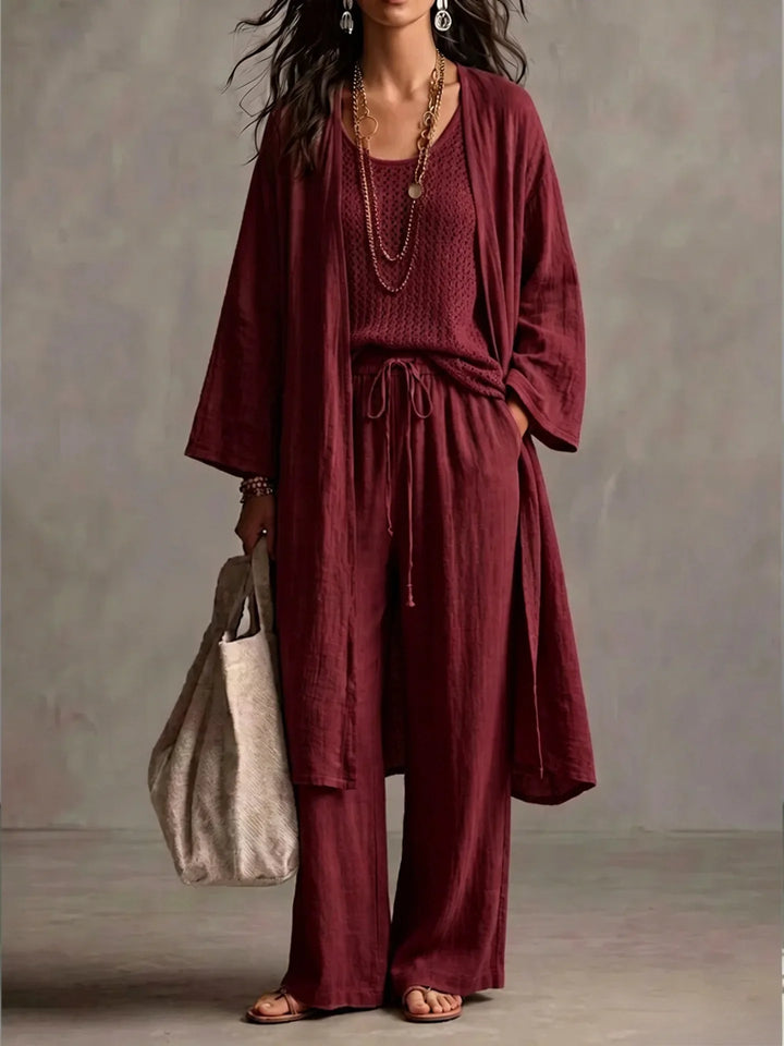 Marisol Wide Leg Two Piece Set
