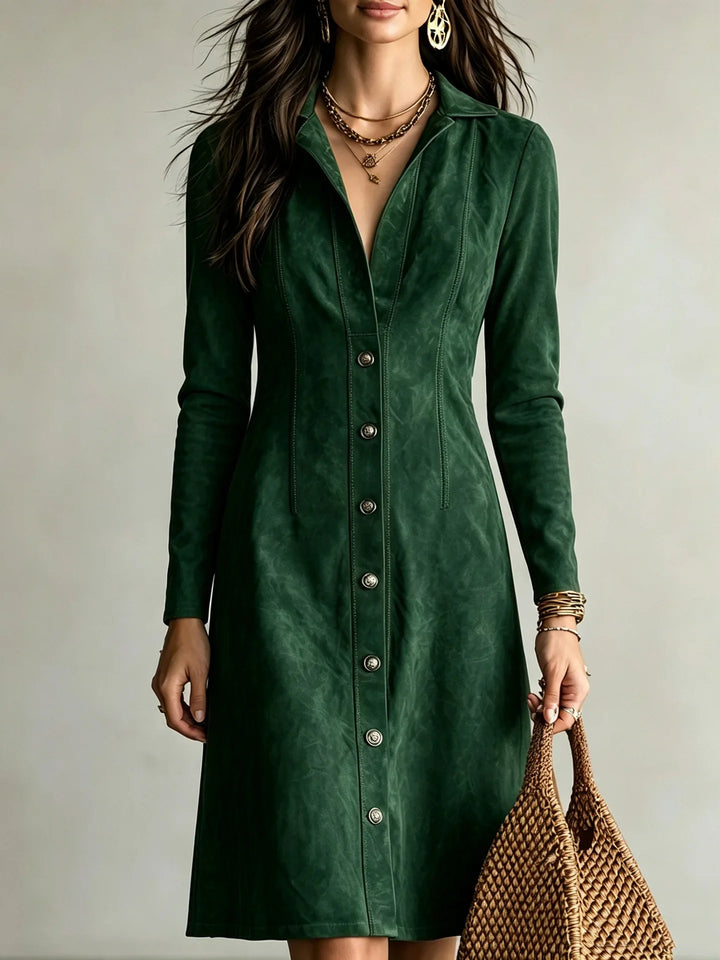 Keltie Button Front Shirt Dress