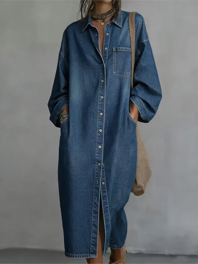Tressa Relaxed Button Dress