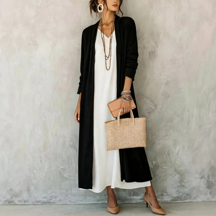 Adele Corduroy Long Cardigan