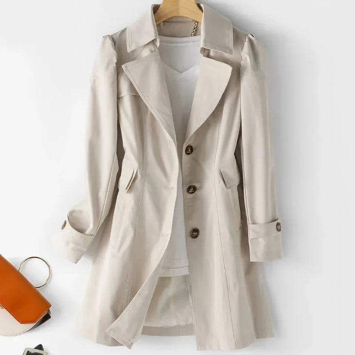Marisol Notched Lapel Trench