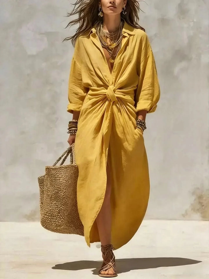Rosaline Relaxed Shirt Maxi Dress