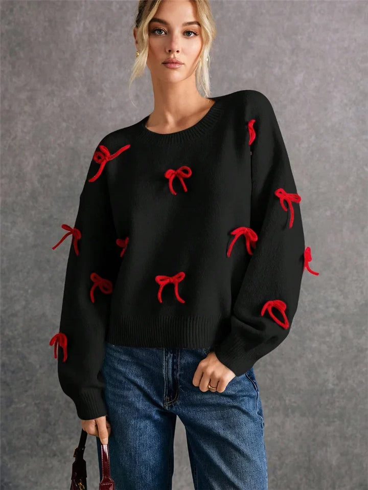 Amora Bow Detail Sweater