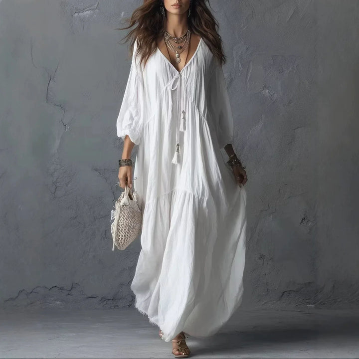 Tahlia Tassel Tie Maxi Dress