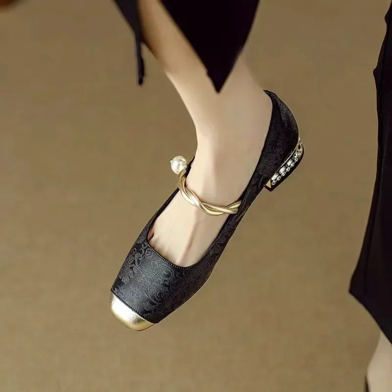 Raphaela Braided Strap Mary Janes