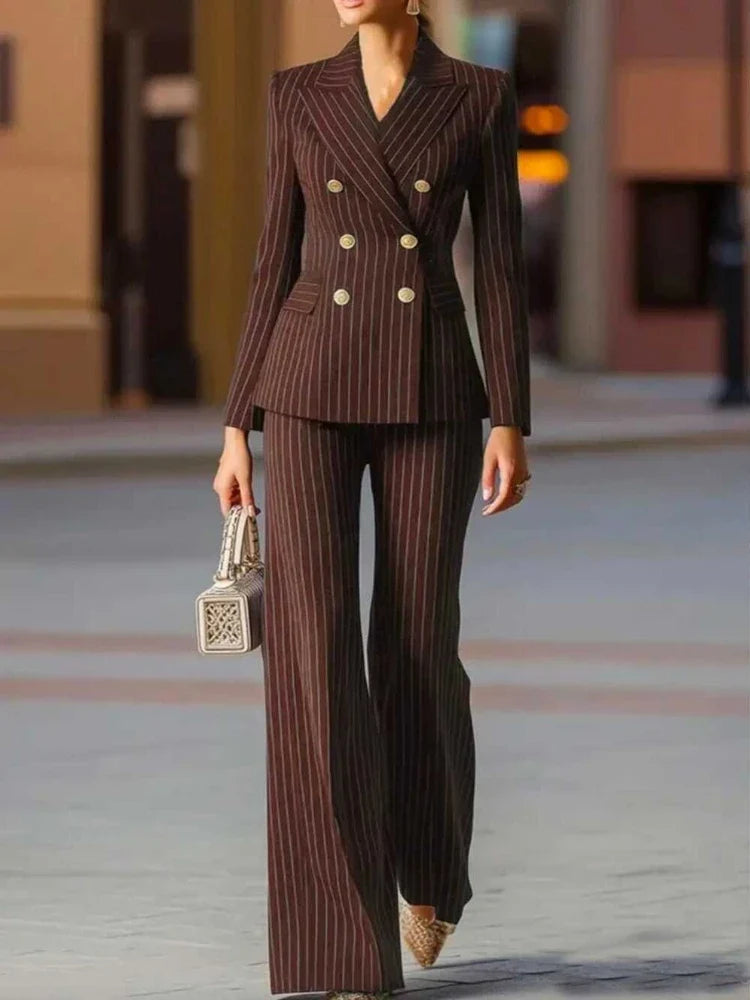 Marlowe Double Breasted Pant Suit
