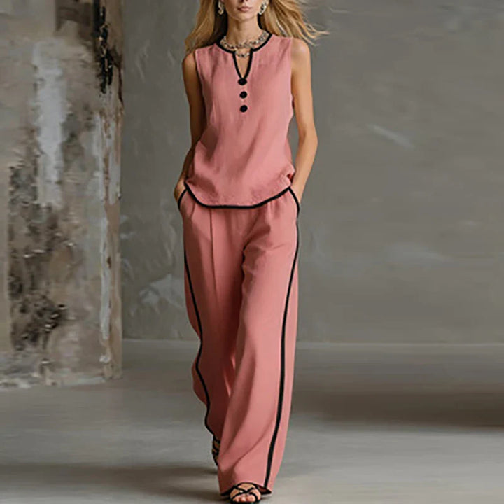 Noami Sleeveless Two Piece Set