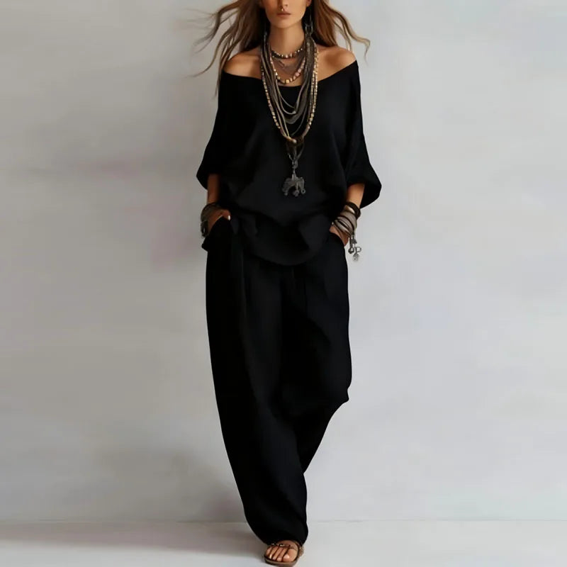 Vanessa Off Shoulder Co-ord Set