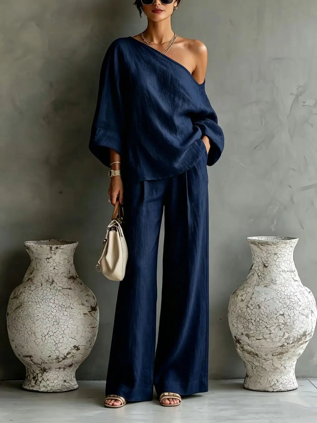 Amara One Shoulder Matching Set