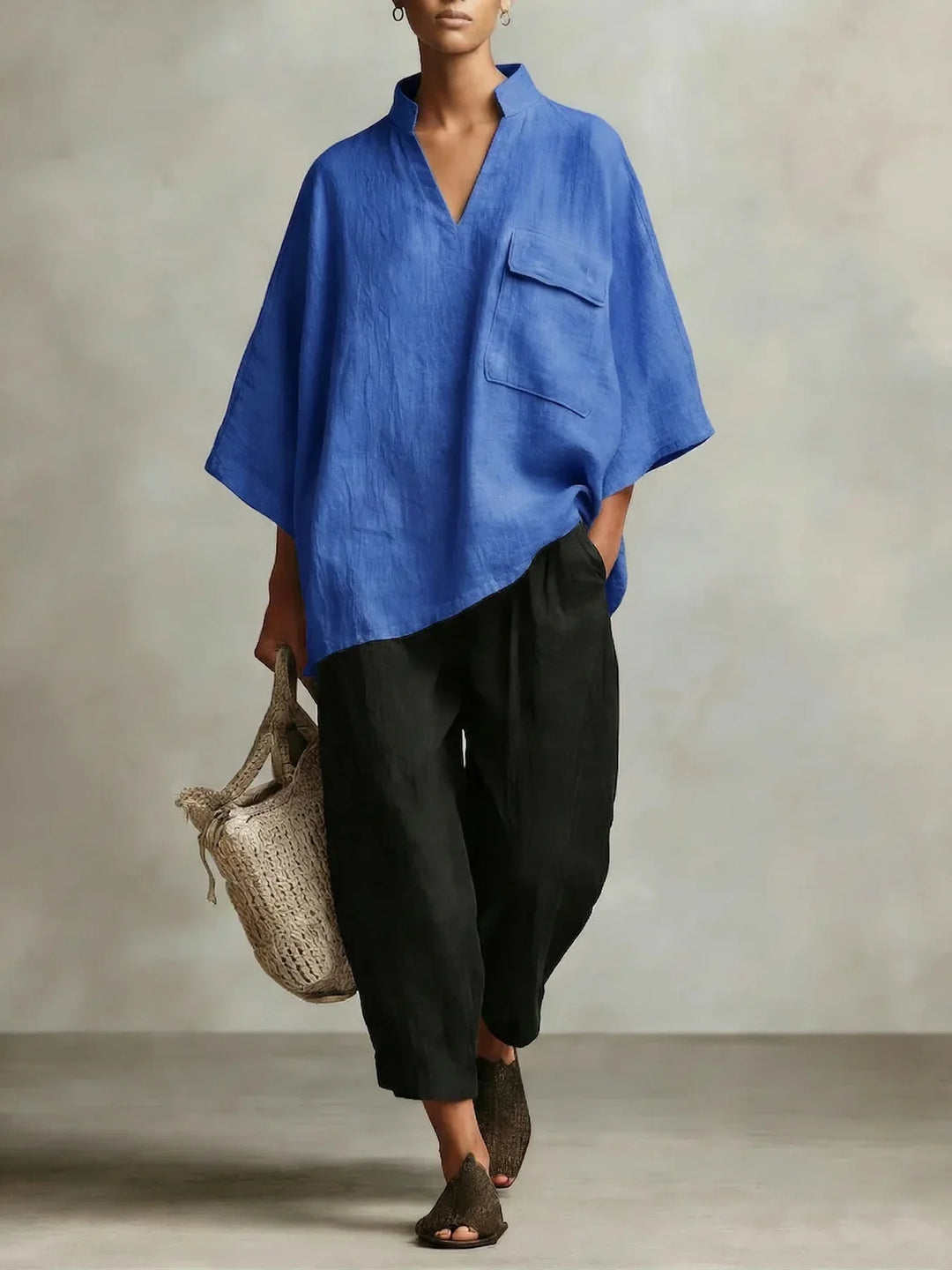 Livienne Poncho Co-Ord Set