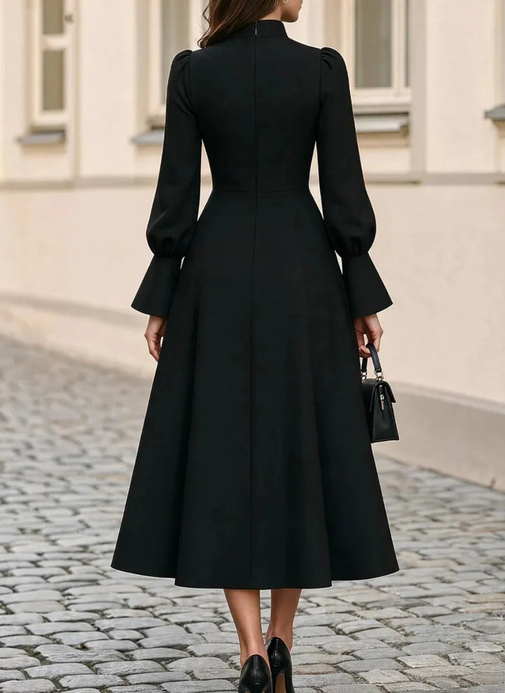 Ophelia Flared Cuff Midi Dress