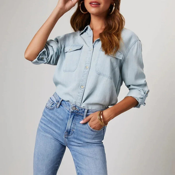 Sylvie Relaxed Denim Shirt