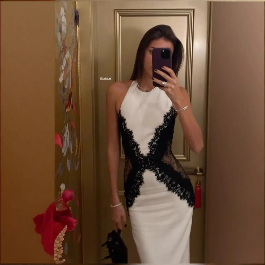 Zorelle Elegant Lace Maxi Dress