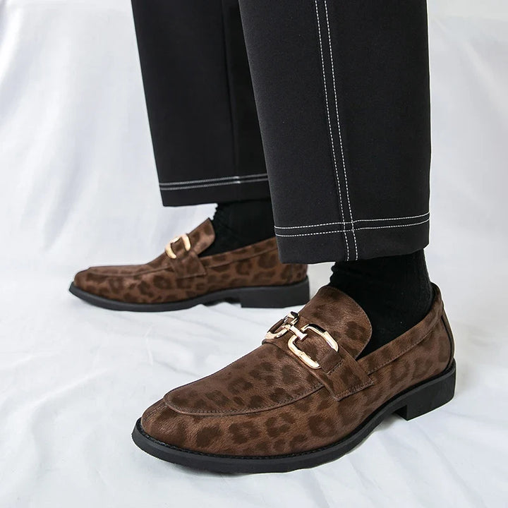 Marsimo Leopard Loafers
