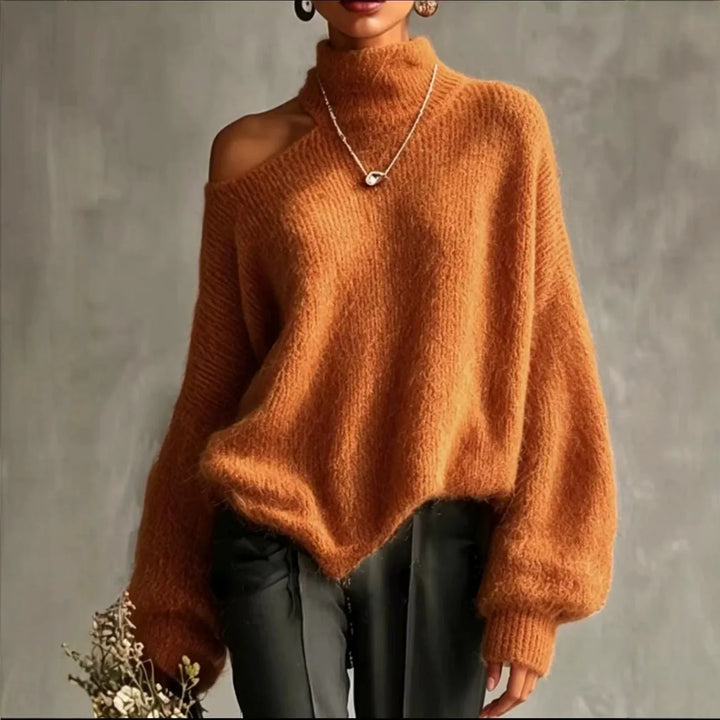 Winslet Cutout Shoulder Sweater