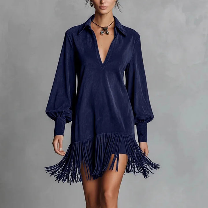 Jolene Relaxed Fit Tassel Dress