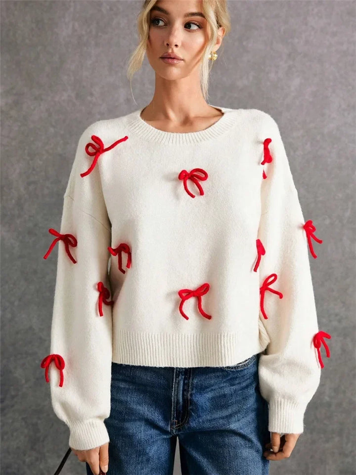 Amora Bow Detail Sweater