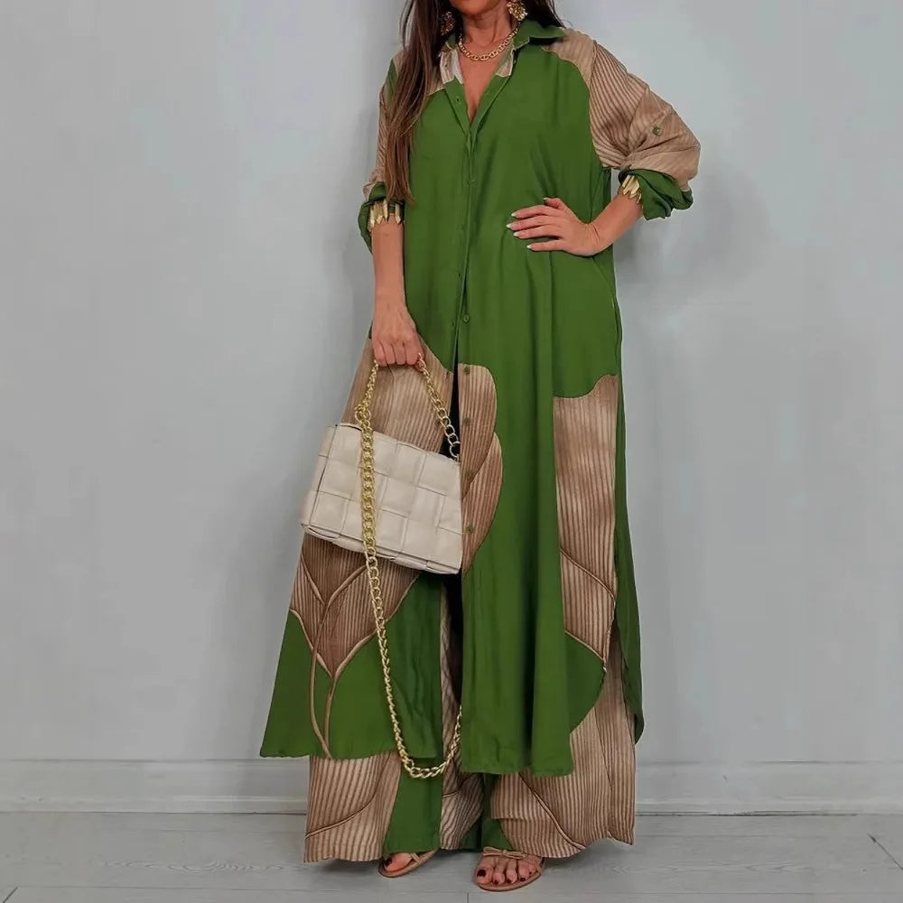 Rachel Long Sleeve Boho Matching Set