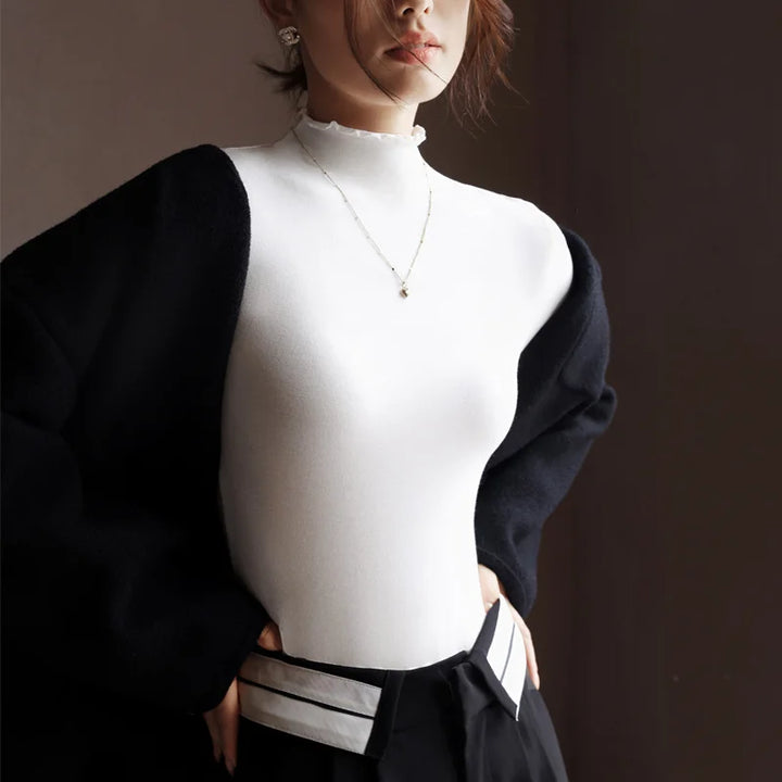Nerissa Lettuce Edge Knit Top