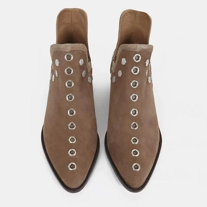 Halcyon Stud Pointed Ankle Boot