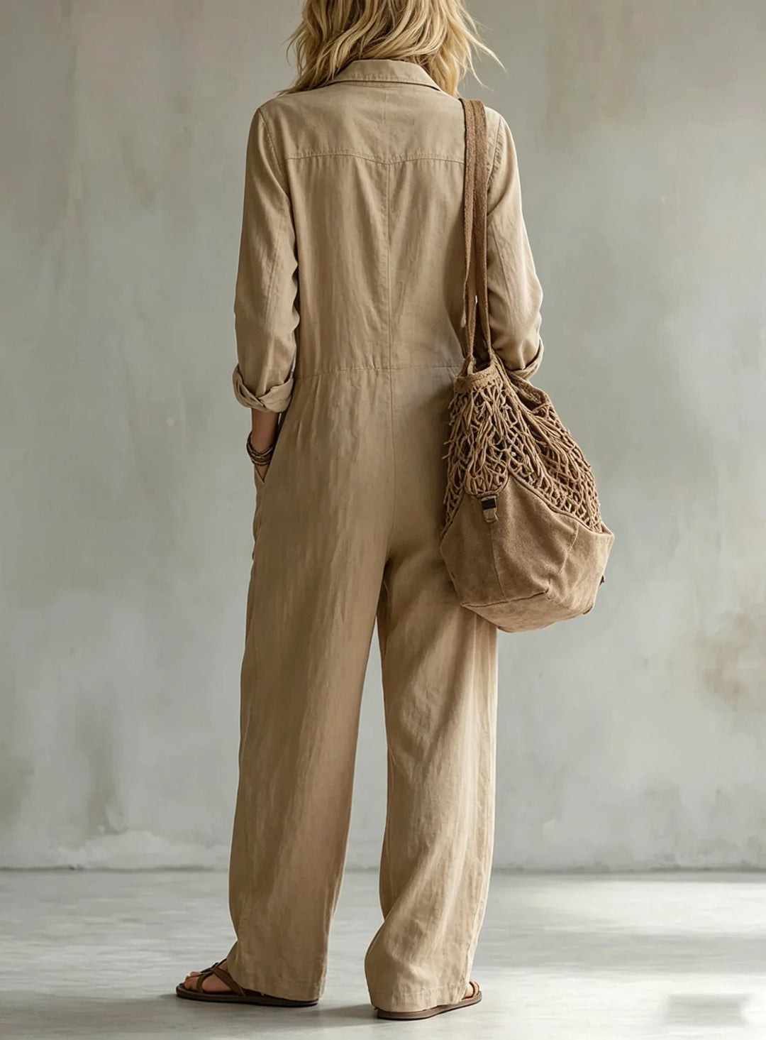 Emaris Wide Leg Utility Jumpsuit
