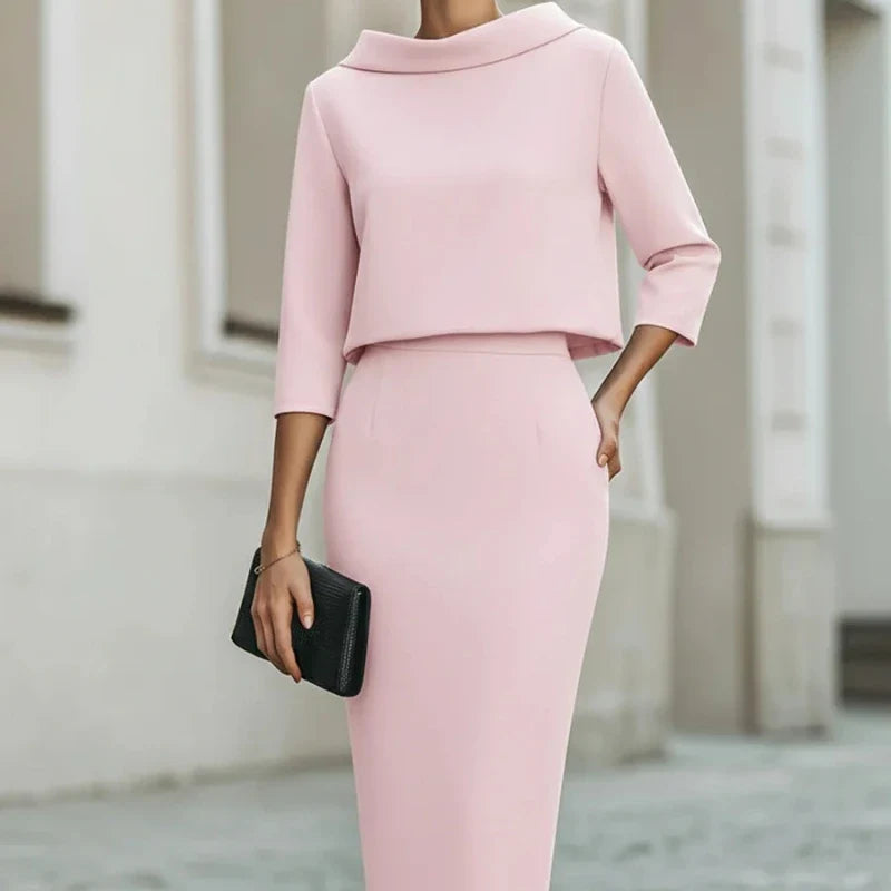 Elle Layered Sheath Maxi Dress
