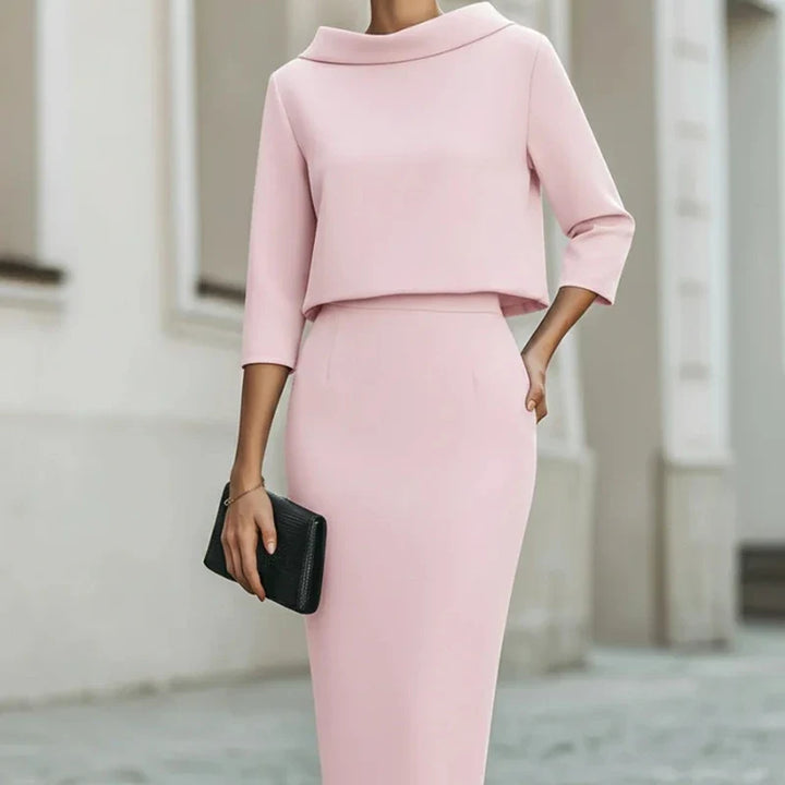 Elle Layered Sheath Maxi Dress